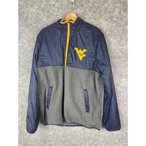 Vintage West Virginia Mountaineers Jacket Mens Large Fleece College Sports WVU